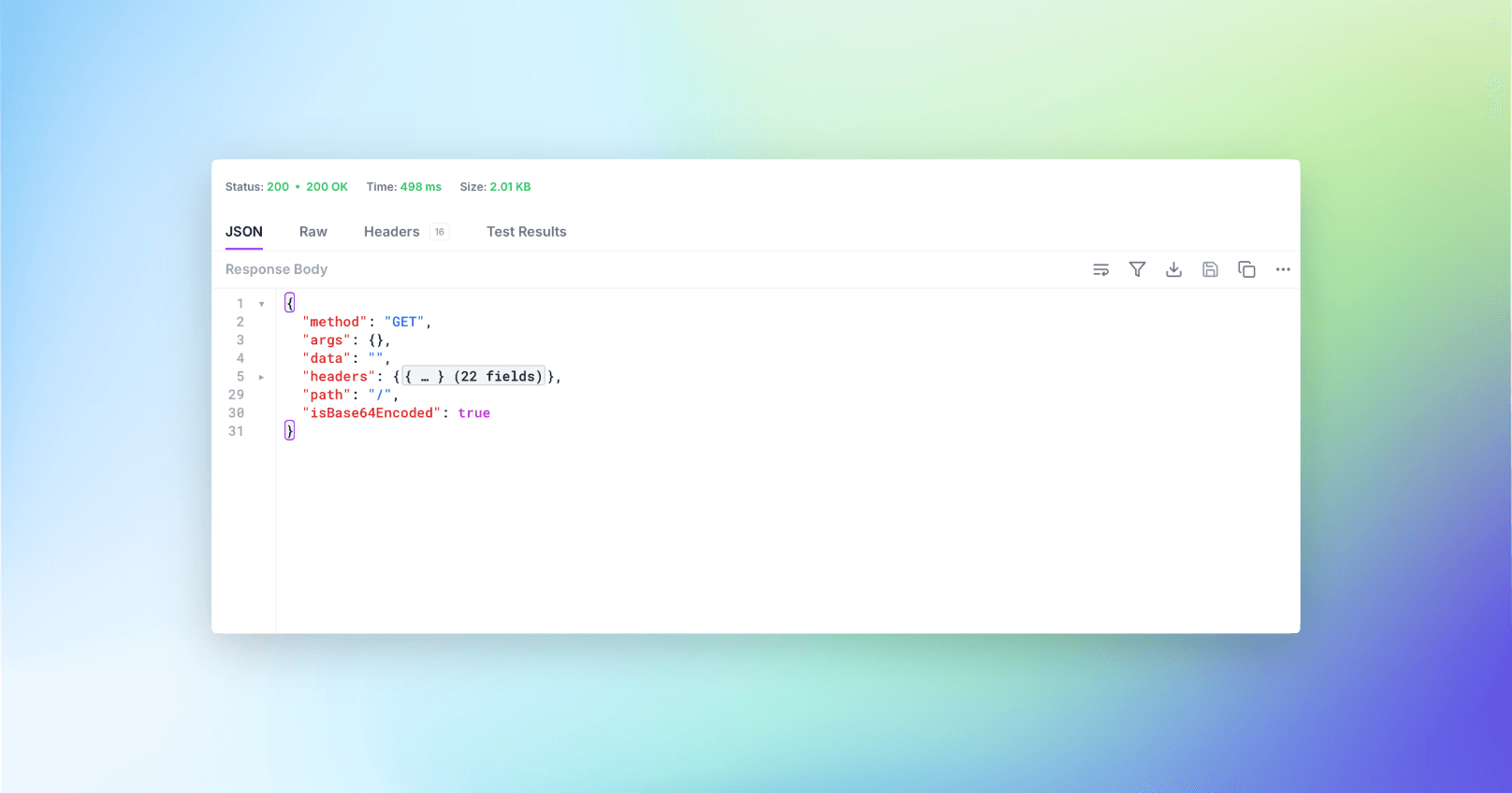 Structured JSON Data Support
