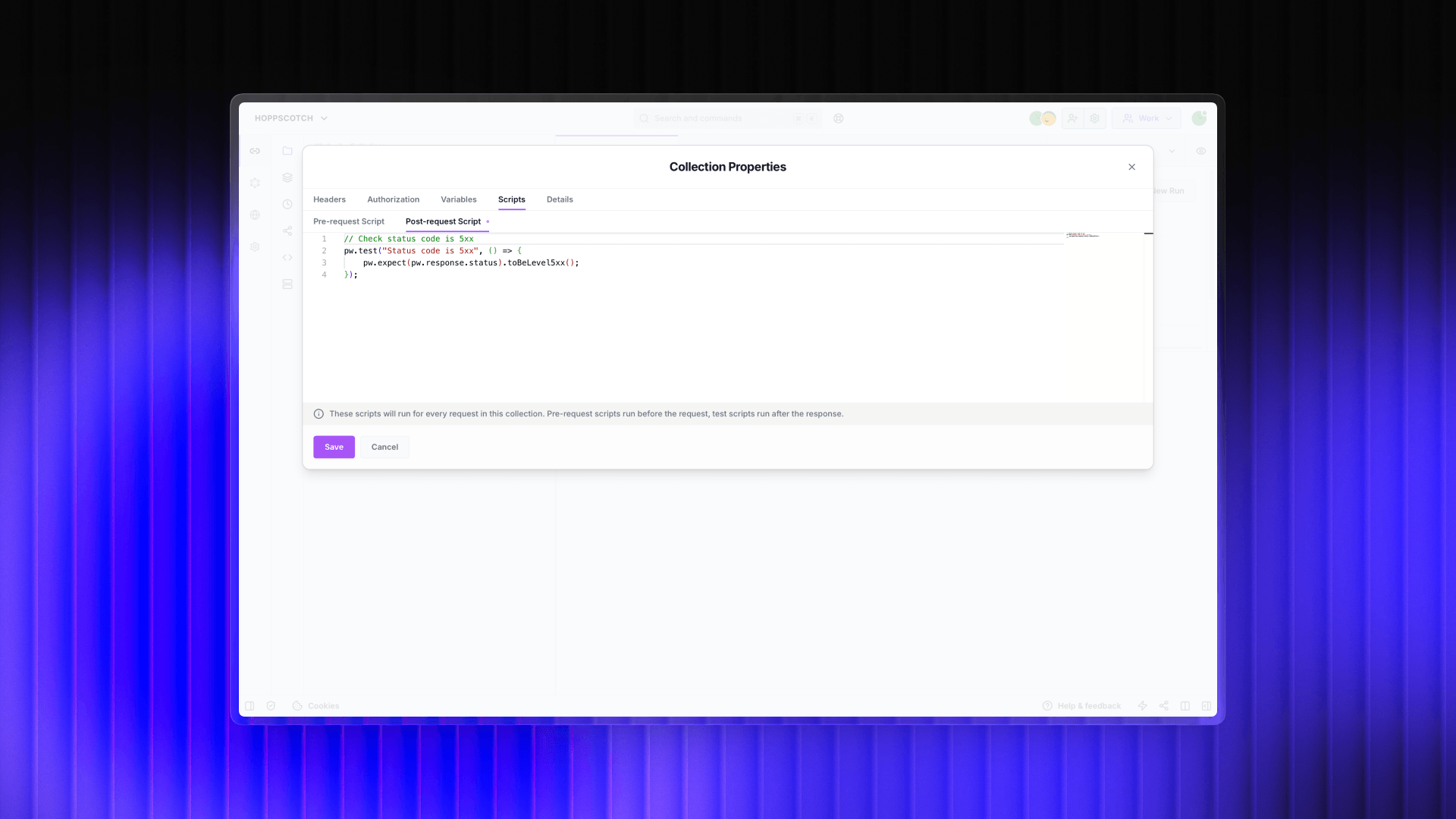 Collection-level Scripts